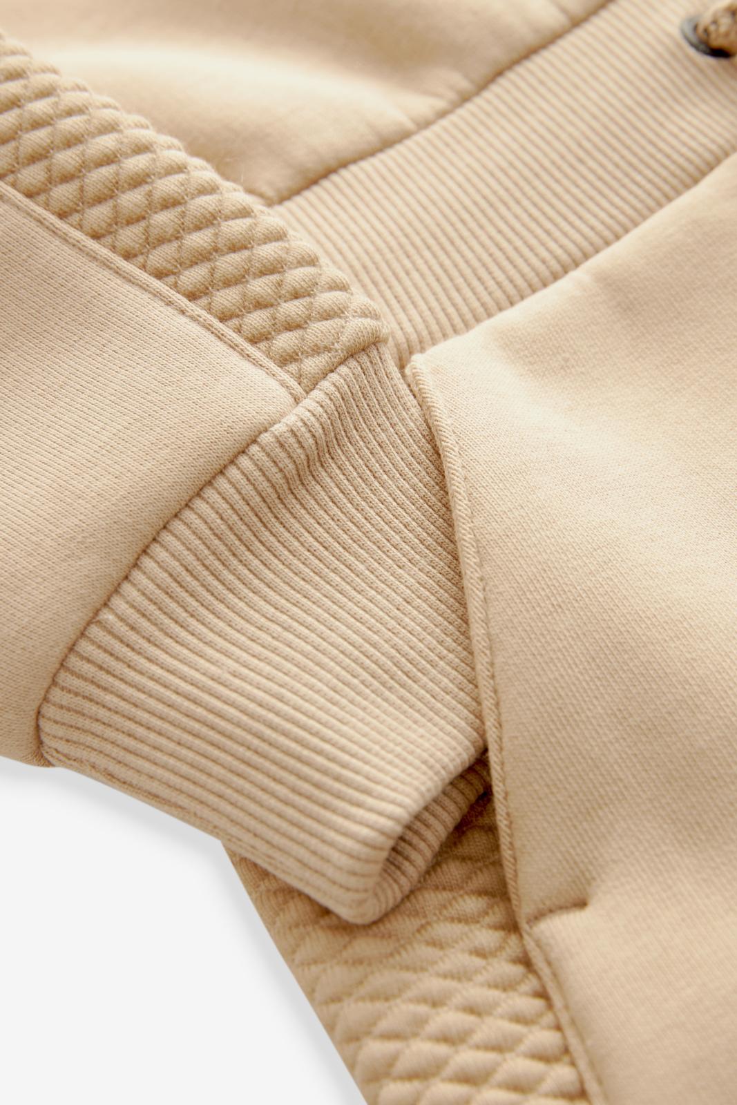 Quilted Sweat Dress Stone