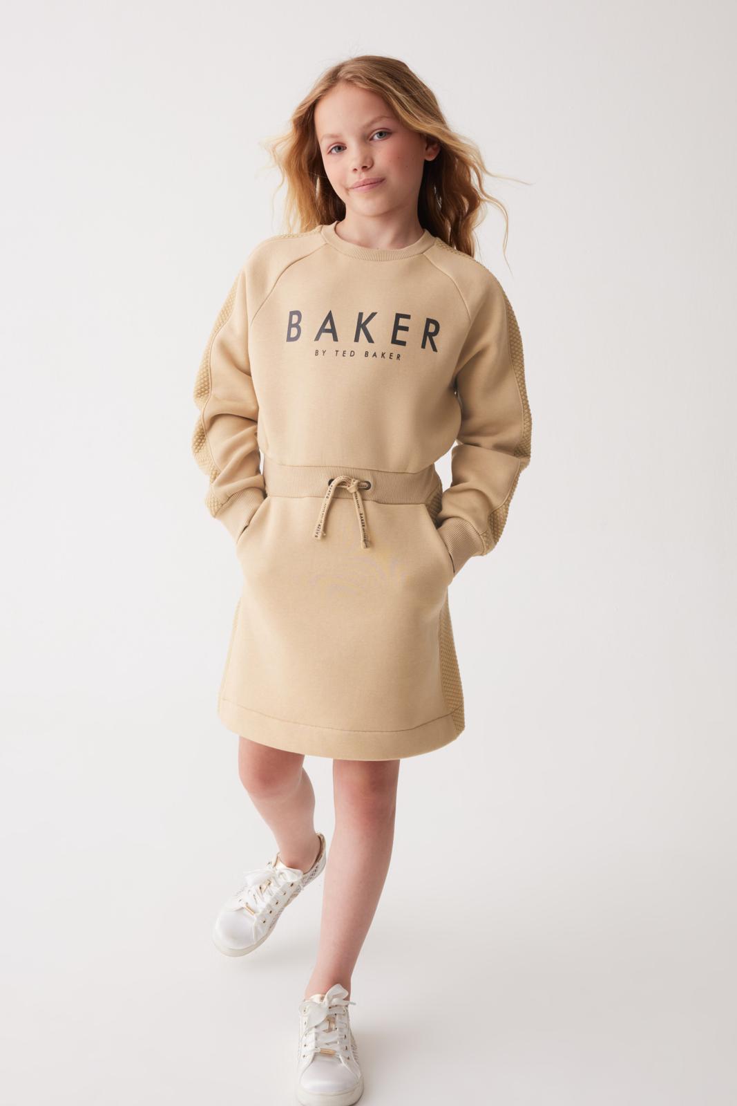 Quilted Sweat Dress Stone