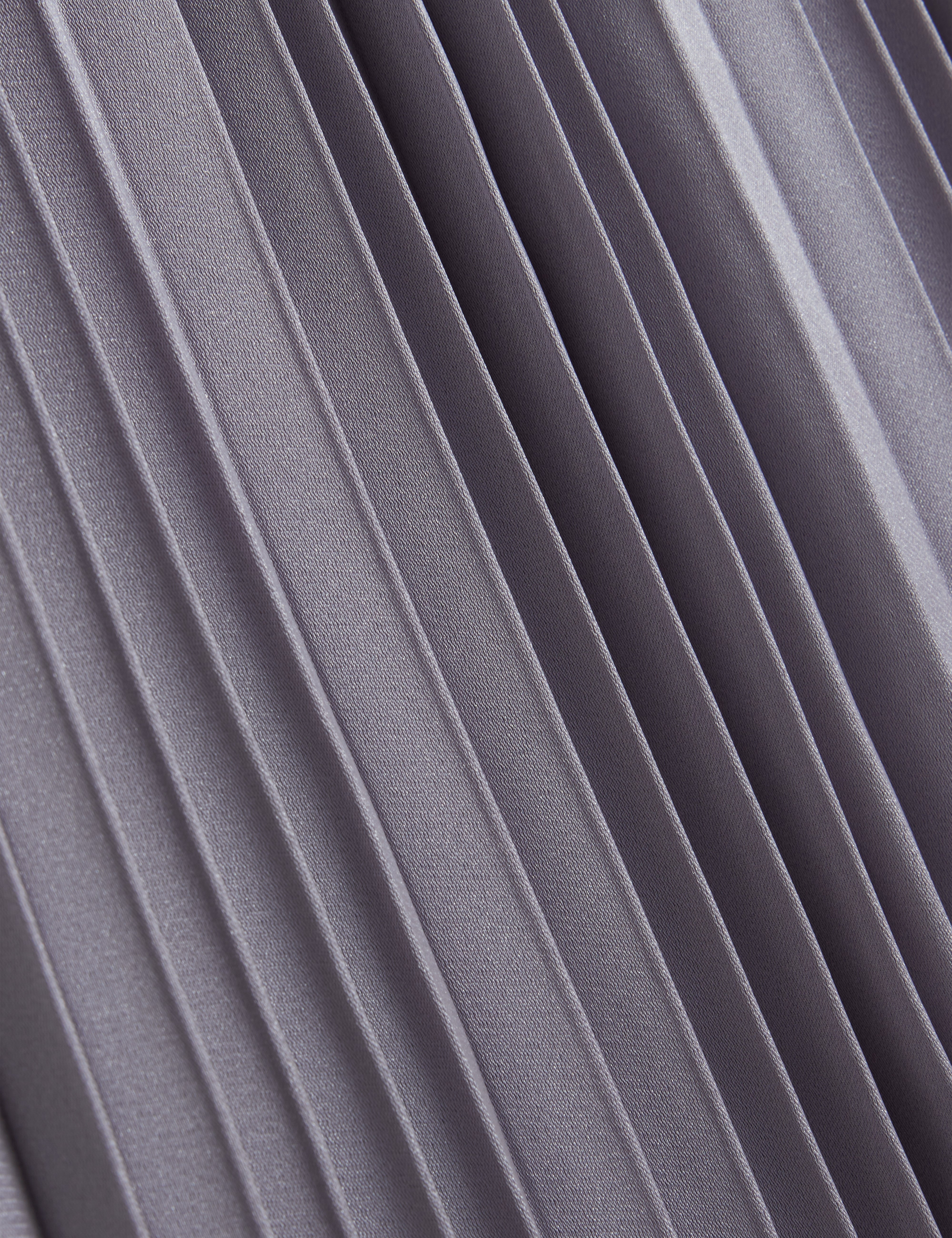 Grenya Pleated V-Neck Maxi Dress Lilac