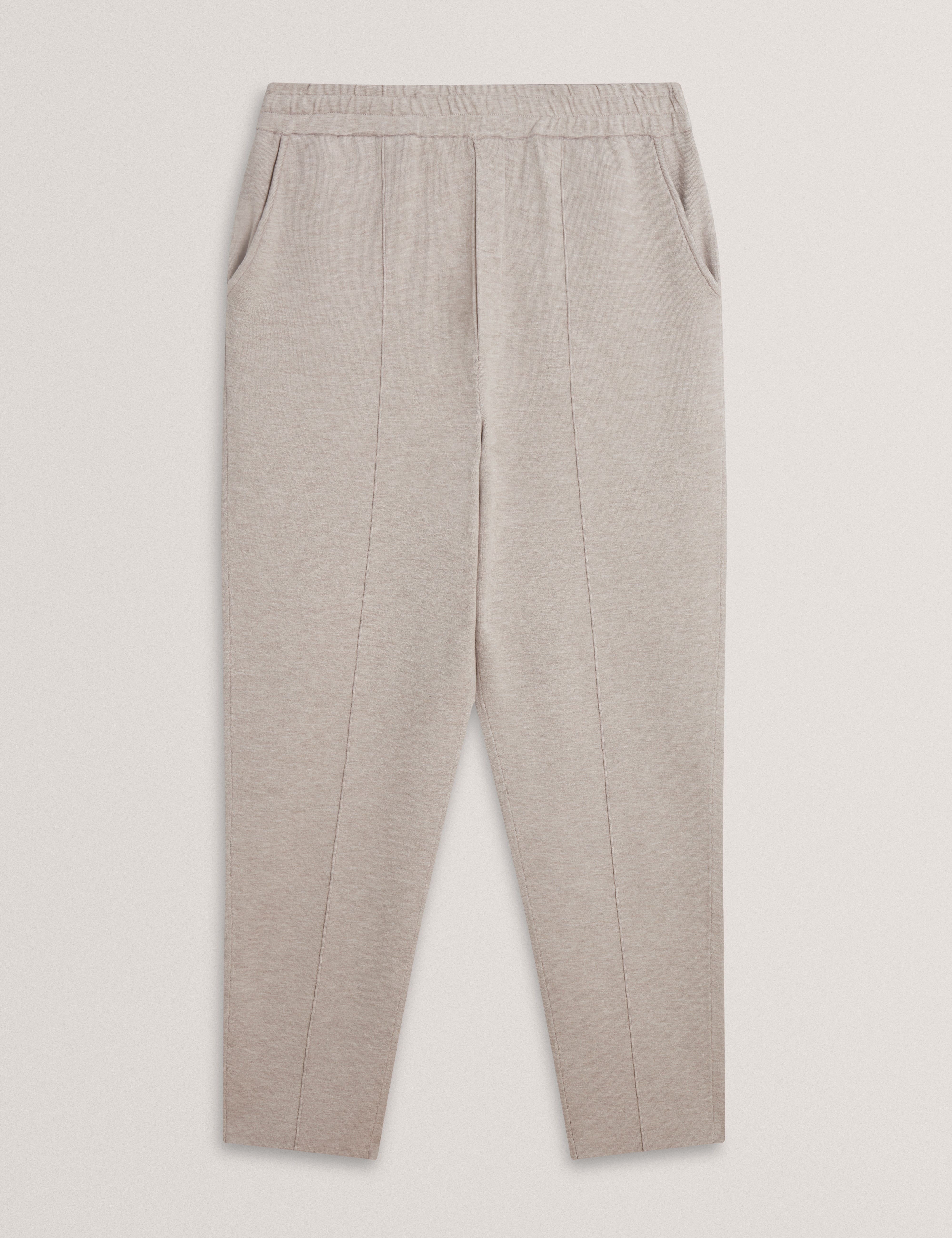 Harldab Knitted Tapered Fit Jogger Natural