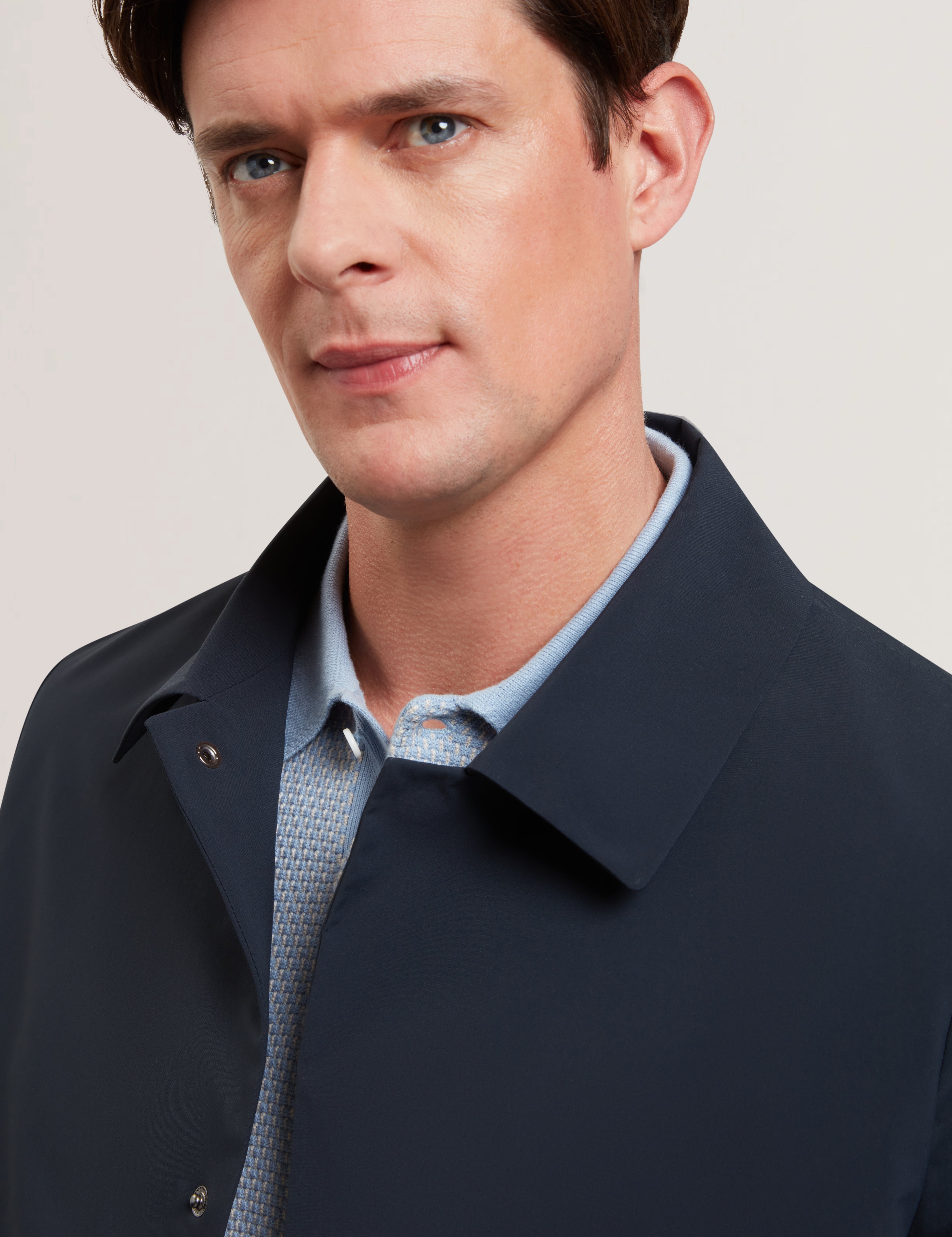 Hummels Smart Nylon Short Mac Coat Navy