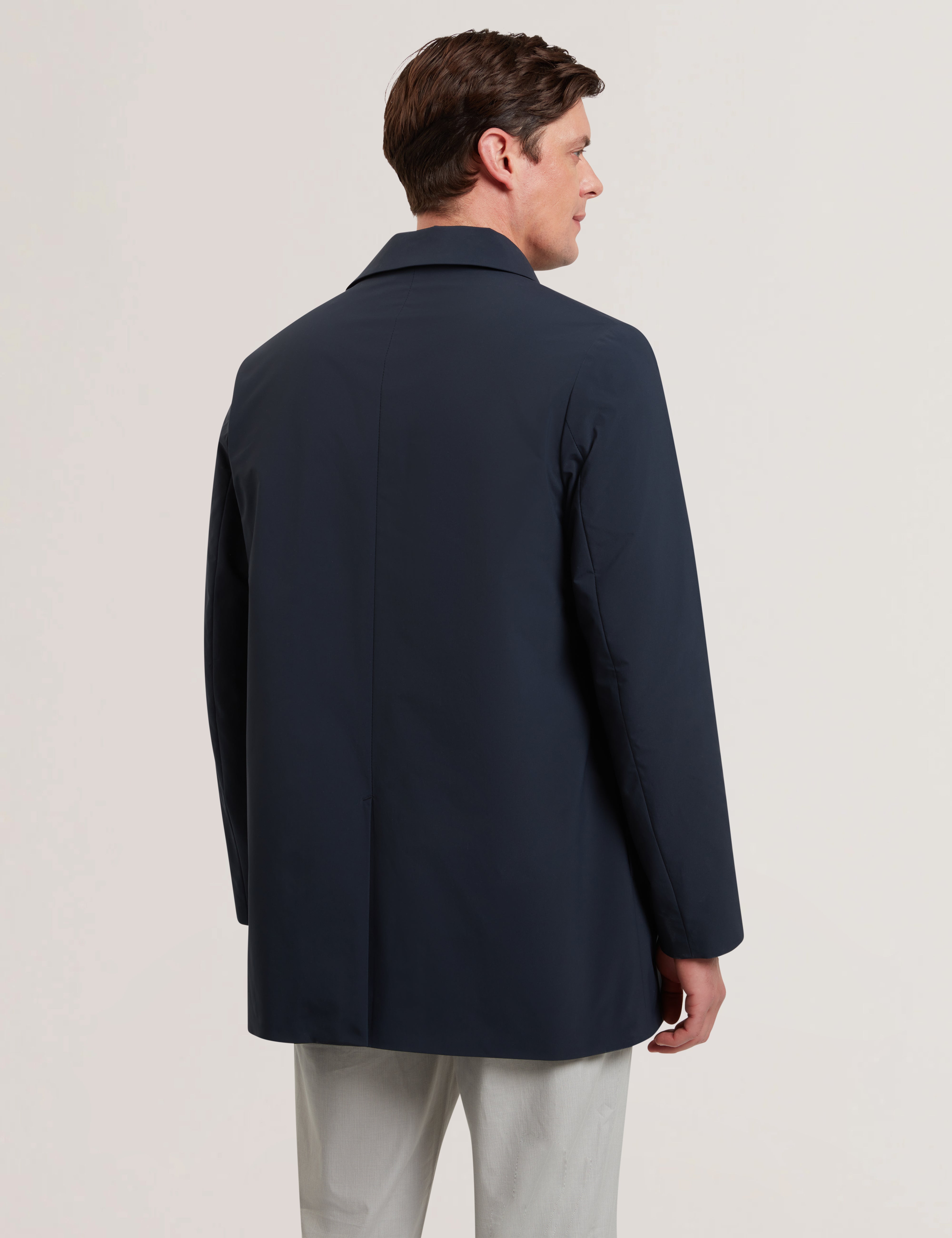 Hummels Smart Nylon Short Mac Coat Navy