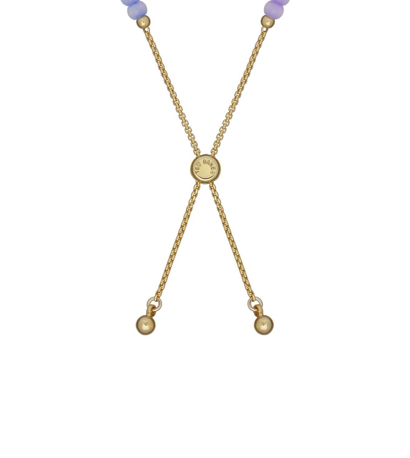 Sweetia Loved Beaded Adjustable Bracelet TBJ3726-02-67 Gold