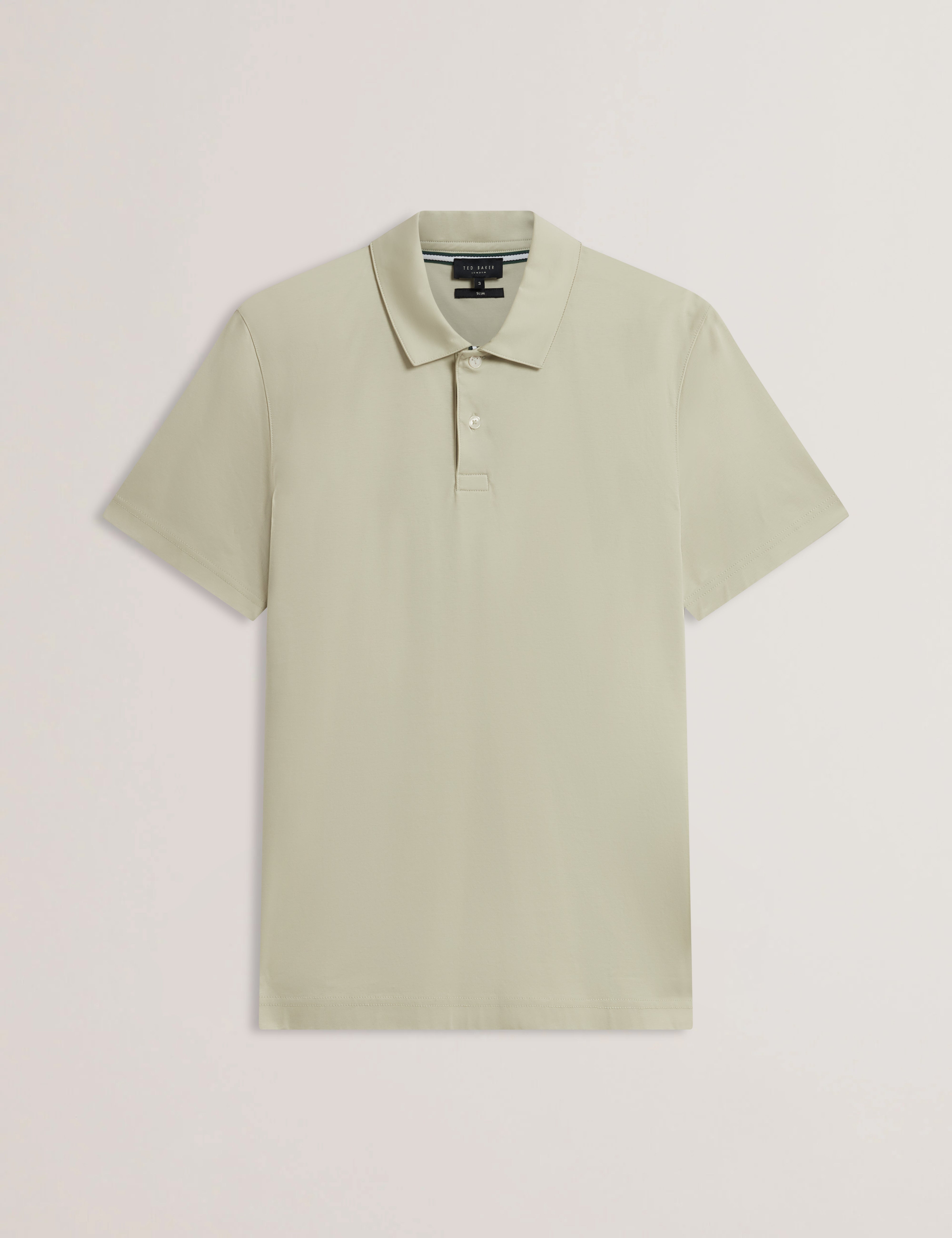 Zeiter Ss Slim Soft Touch Polo Lt-Green