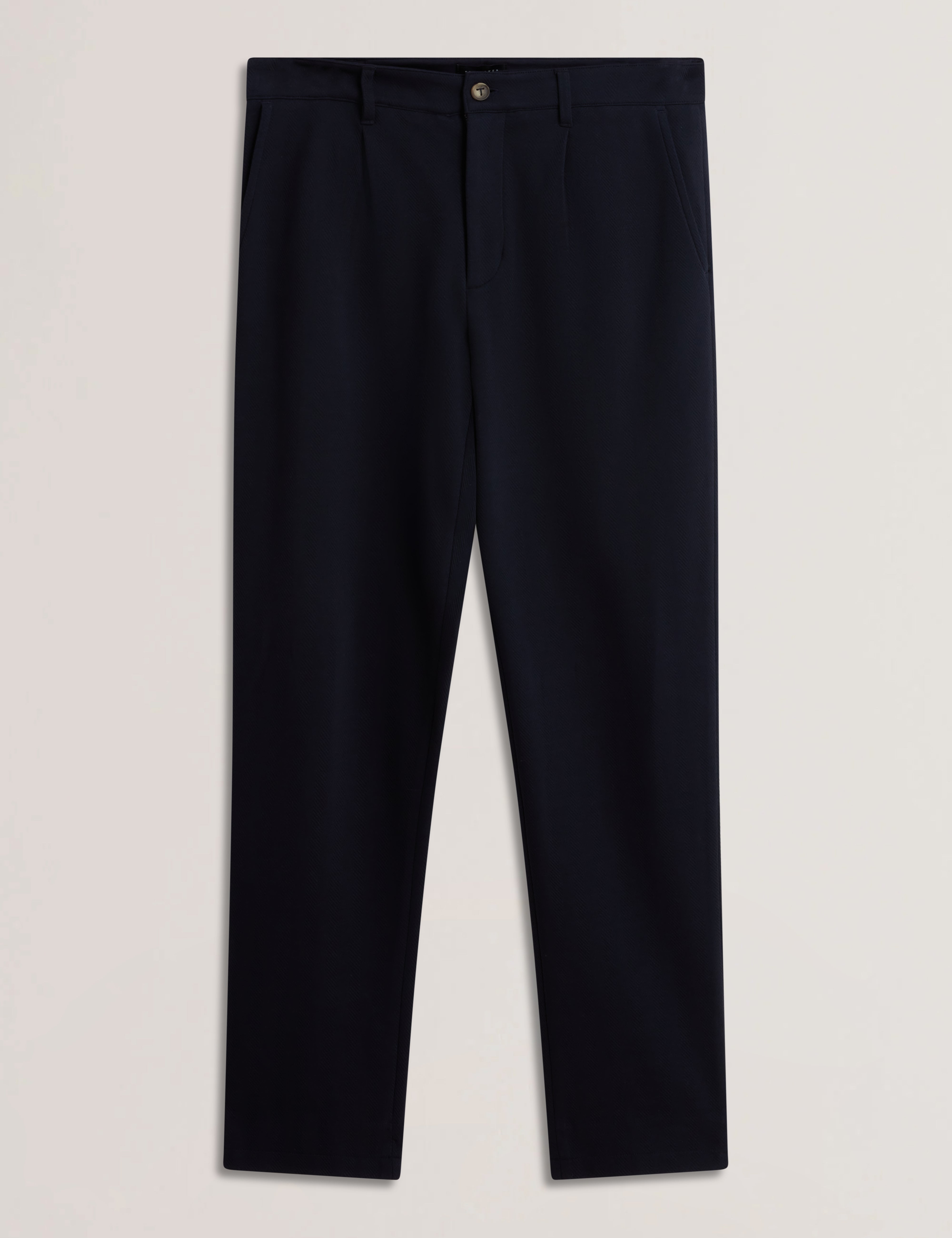 Herrie Regular Herringbone Trouser Navy