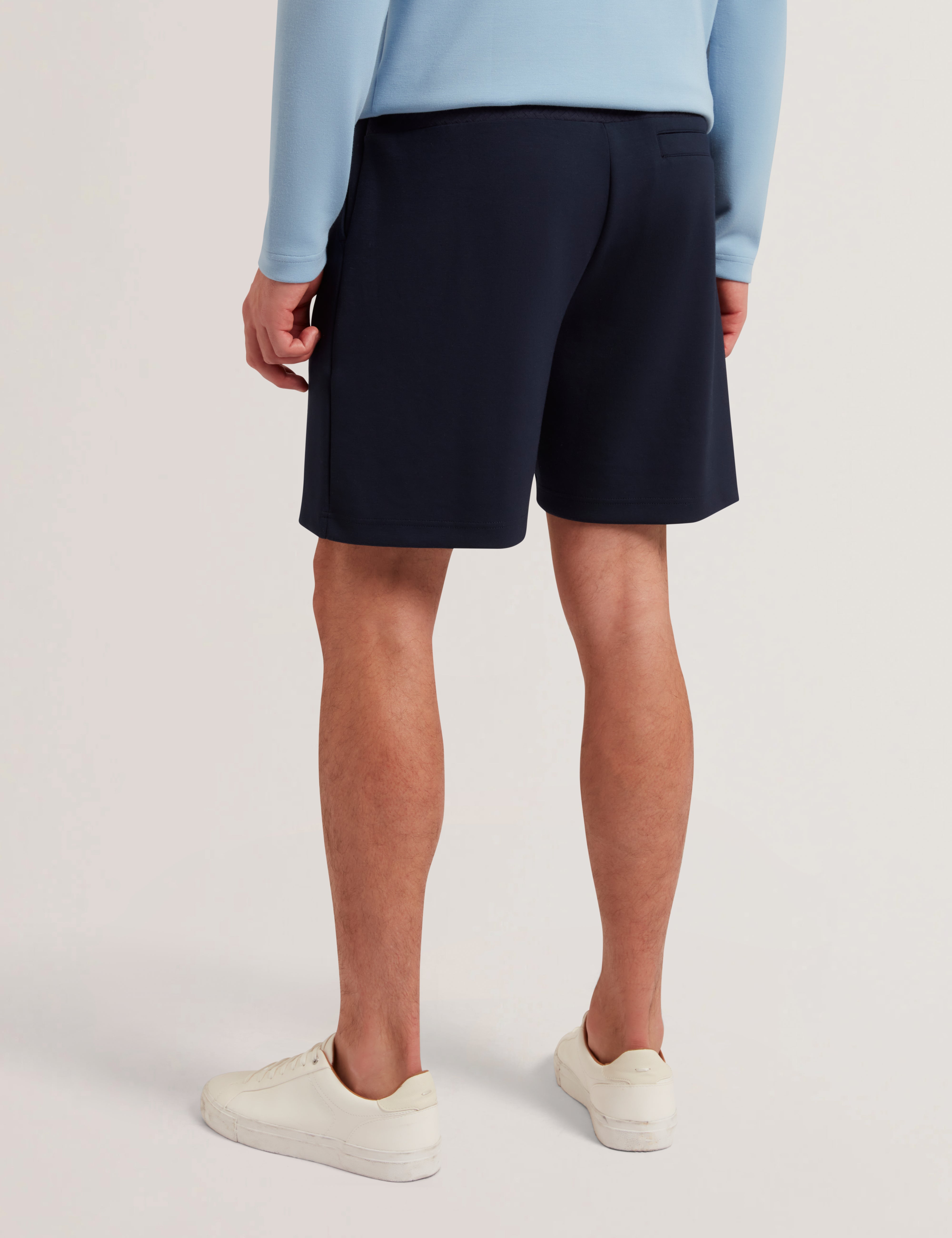 Codiel Regular T-Stitch Panel Shorts Navy