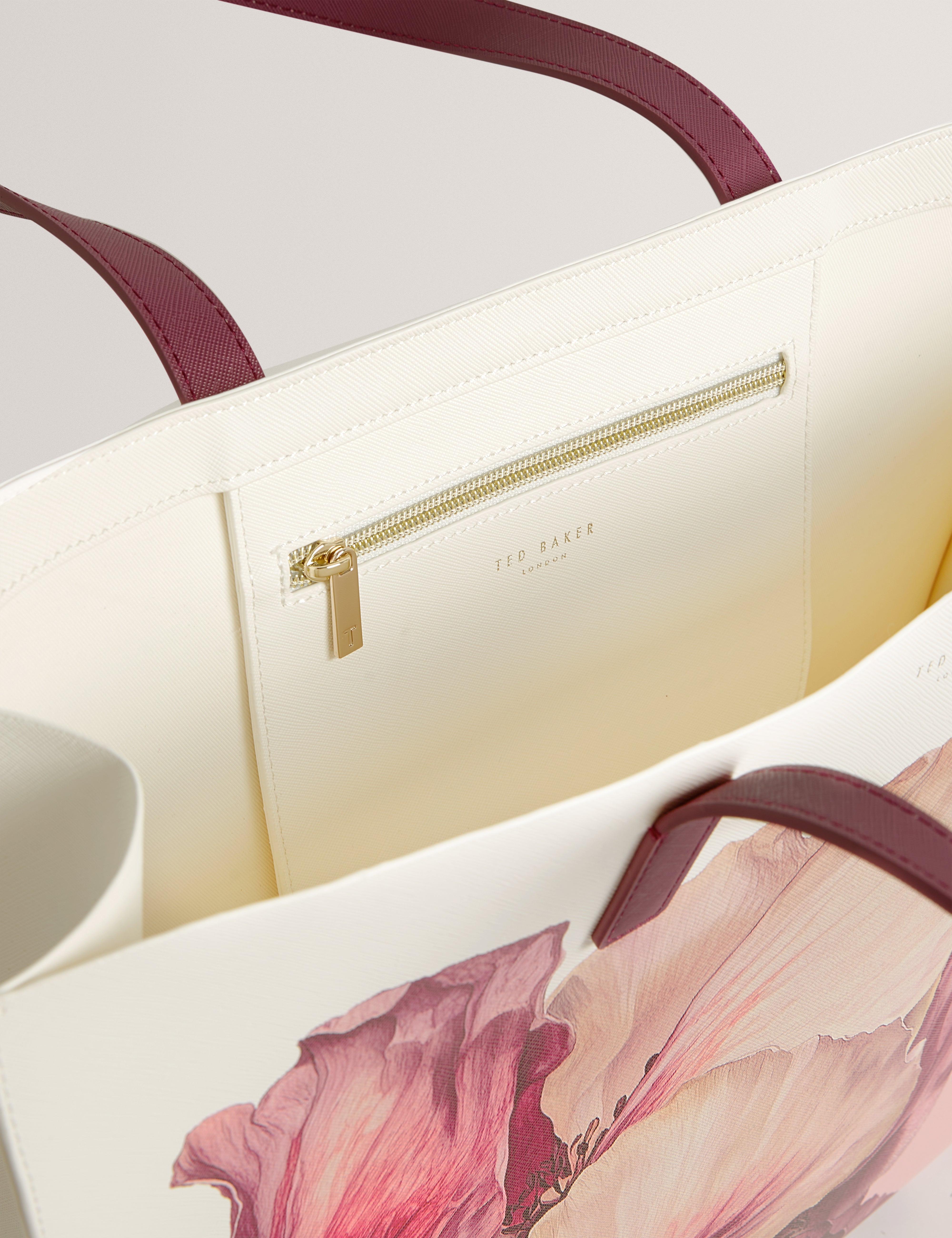 Shelien Printed Flower Extra Large Icon Bag Ivory