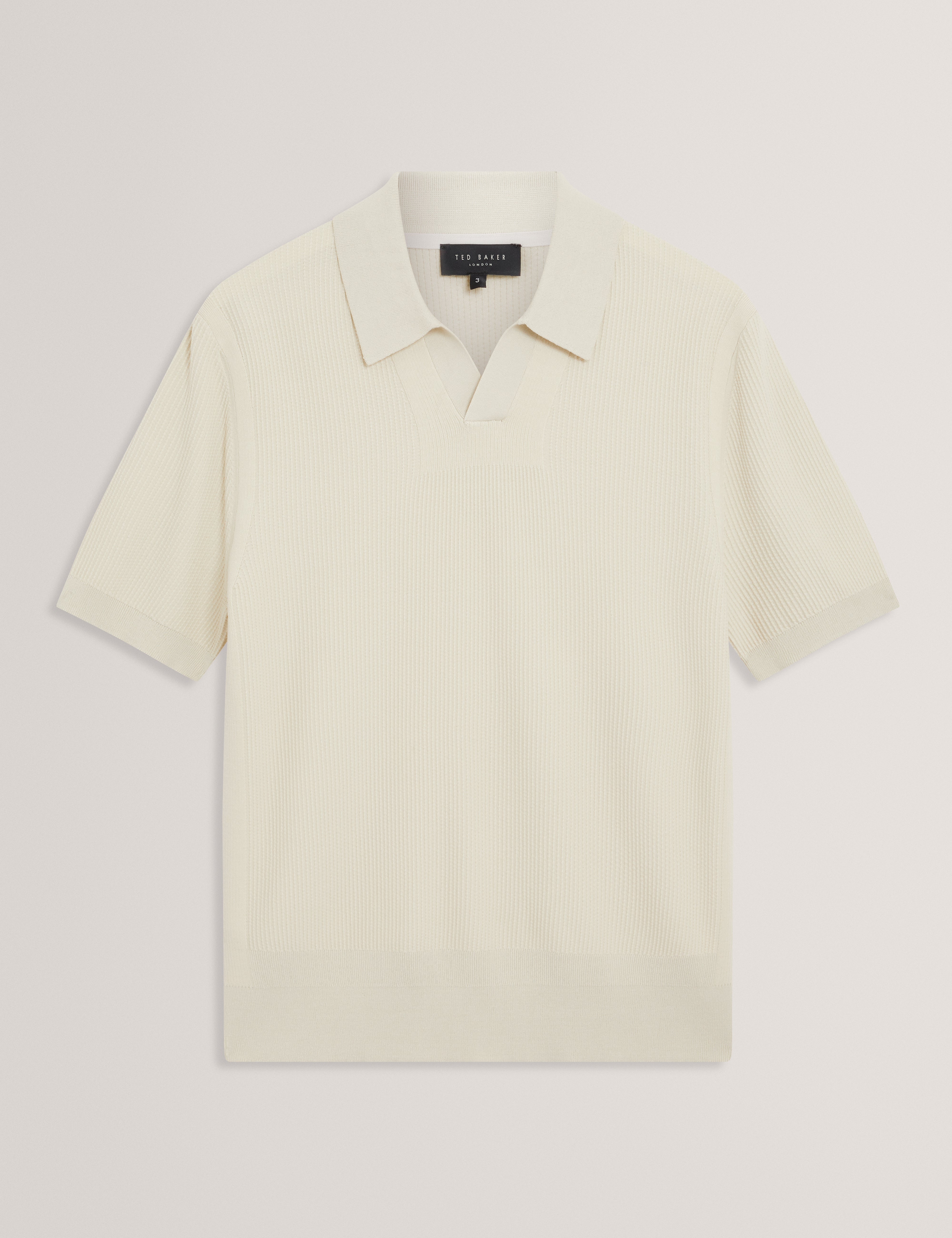 Aindrea Short Sleeve Stitch Detail Open Neck Polo Pl-Green