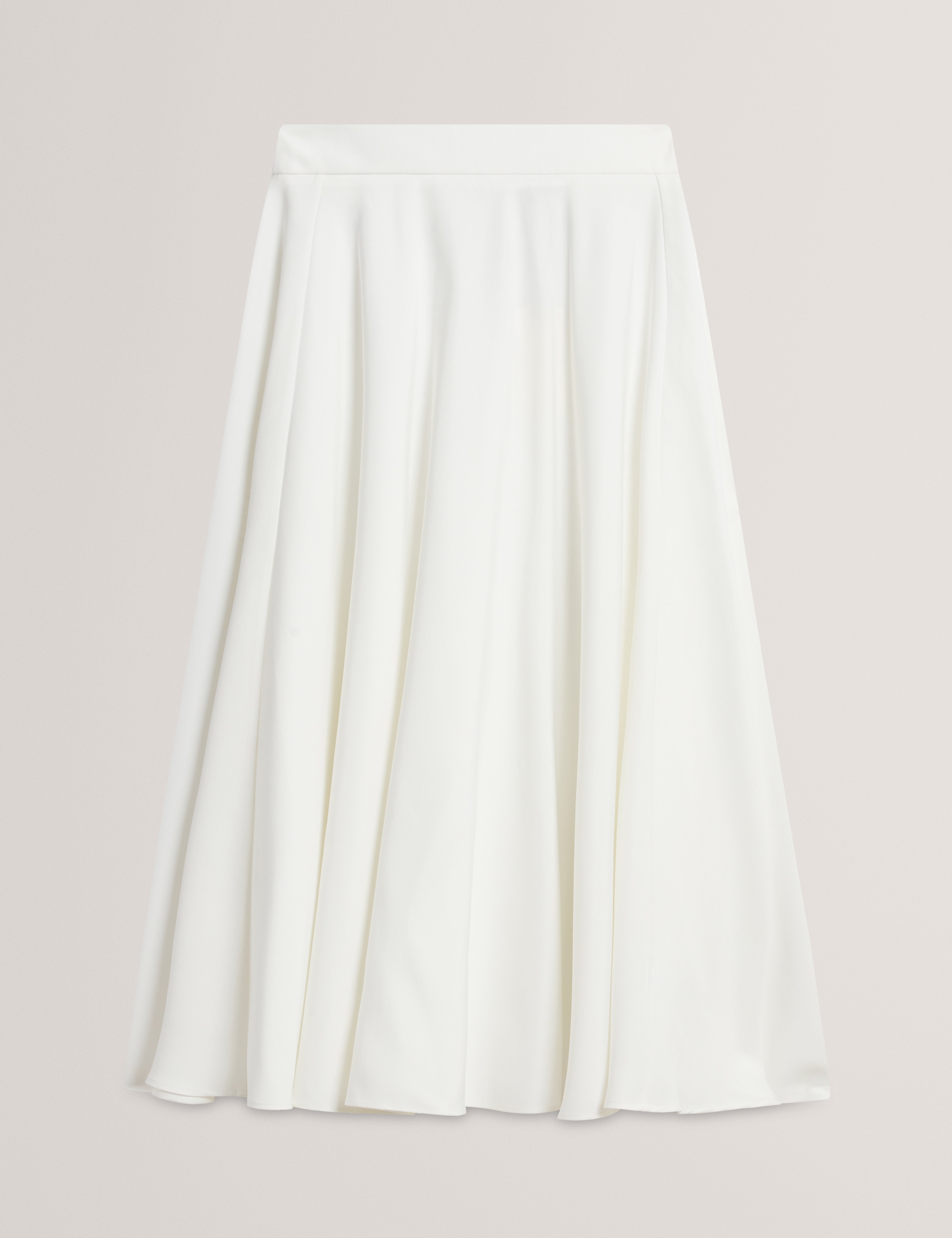 تنورة ميدي من كريسو عثمانية بلون عاجي