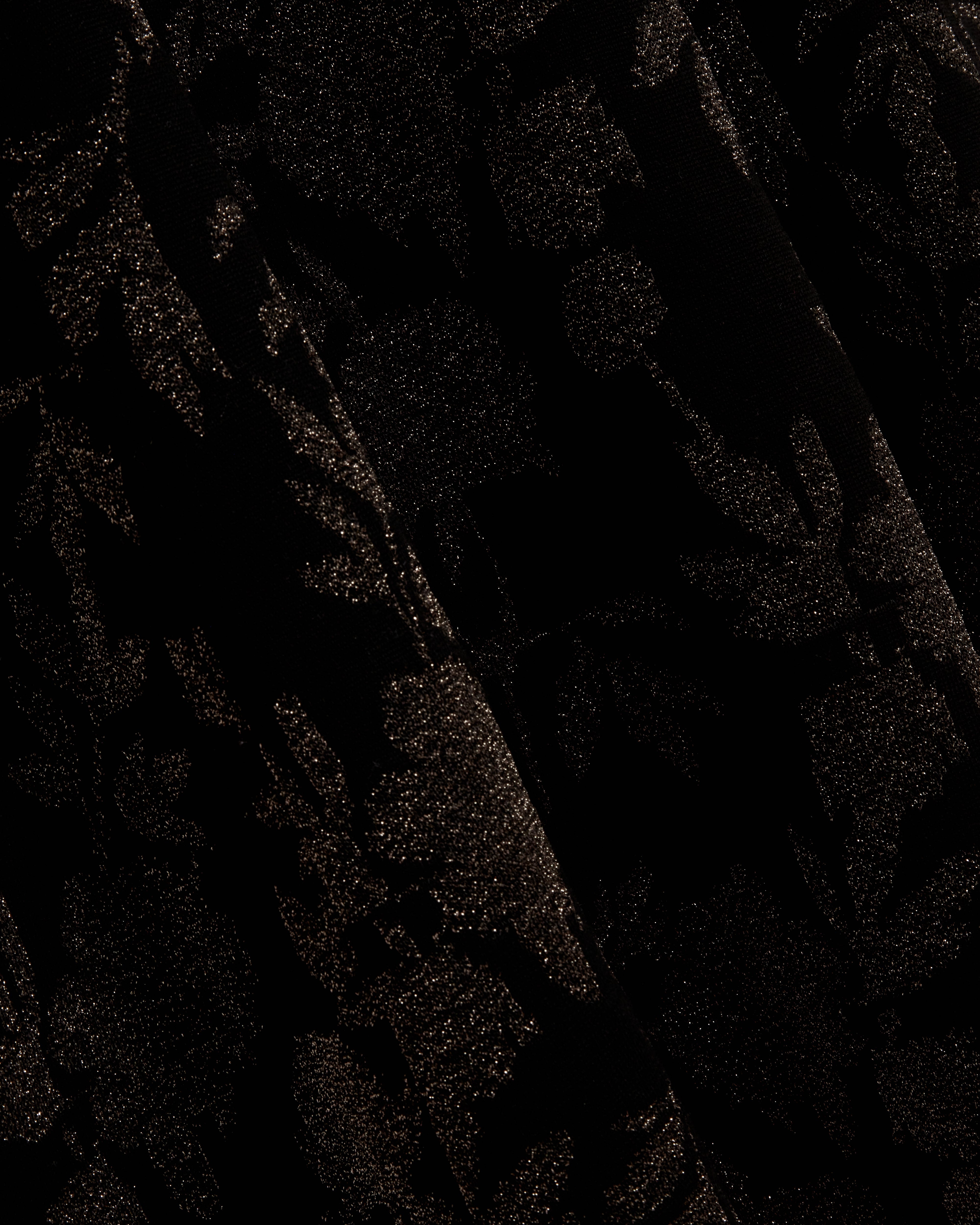 Zolana Jacquard A Line Midi Skirt Black
