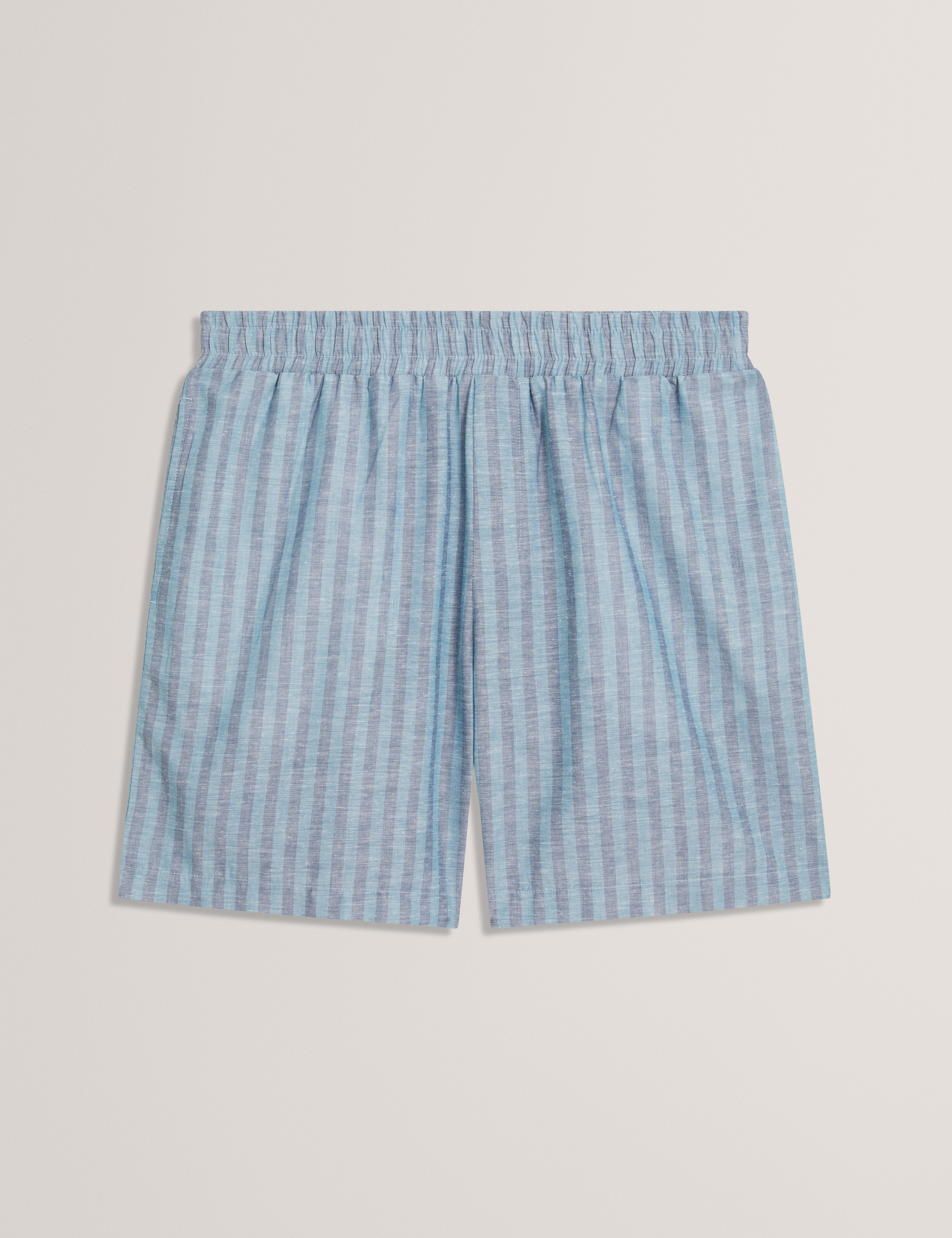 Rufye Relaxed Stripe Short Teal-Blue