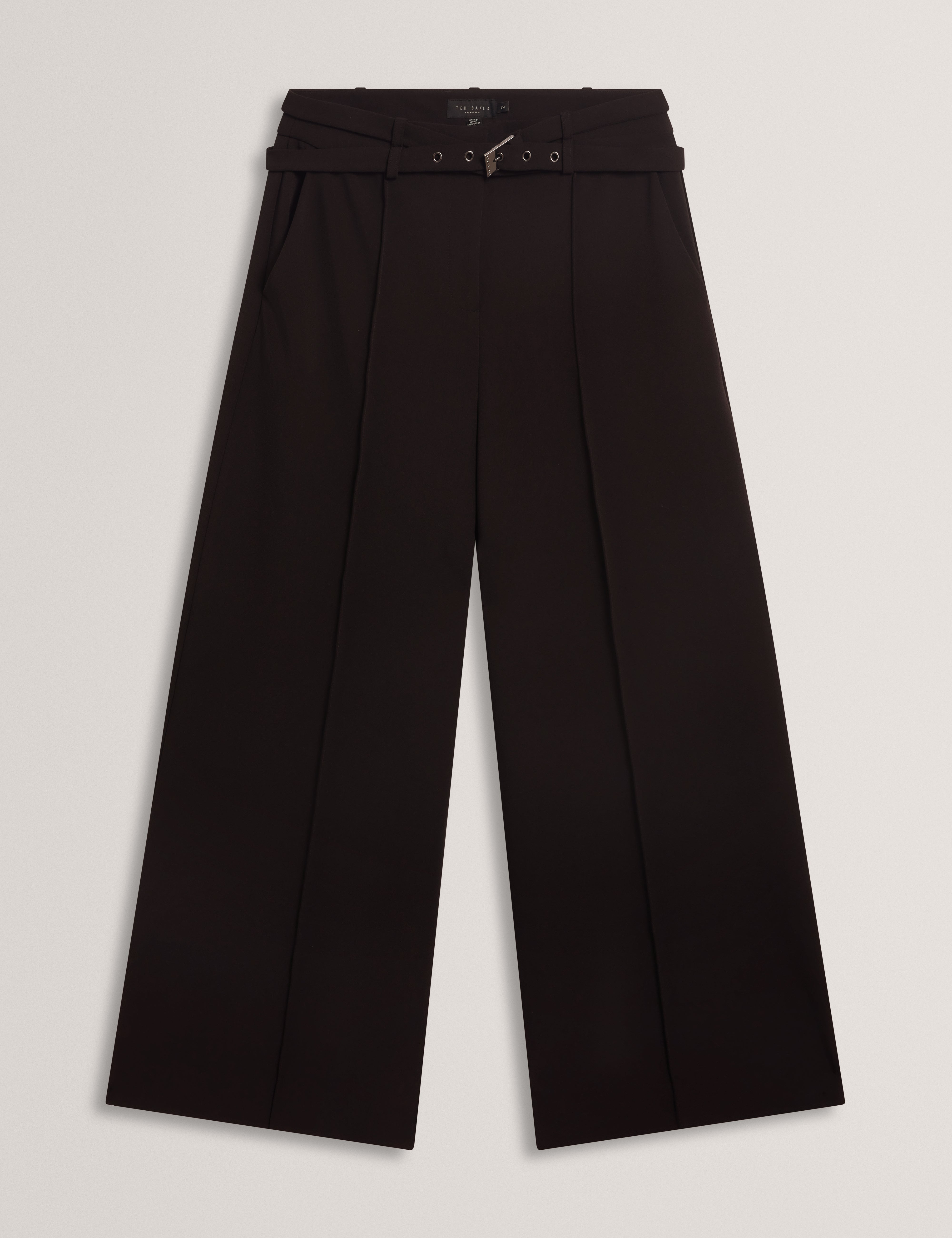 Hanliec Wide Leg Tailored Trouser Black