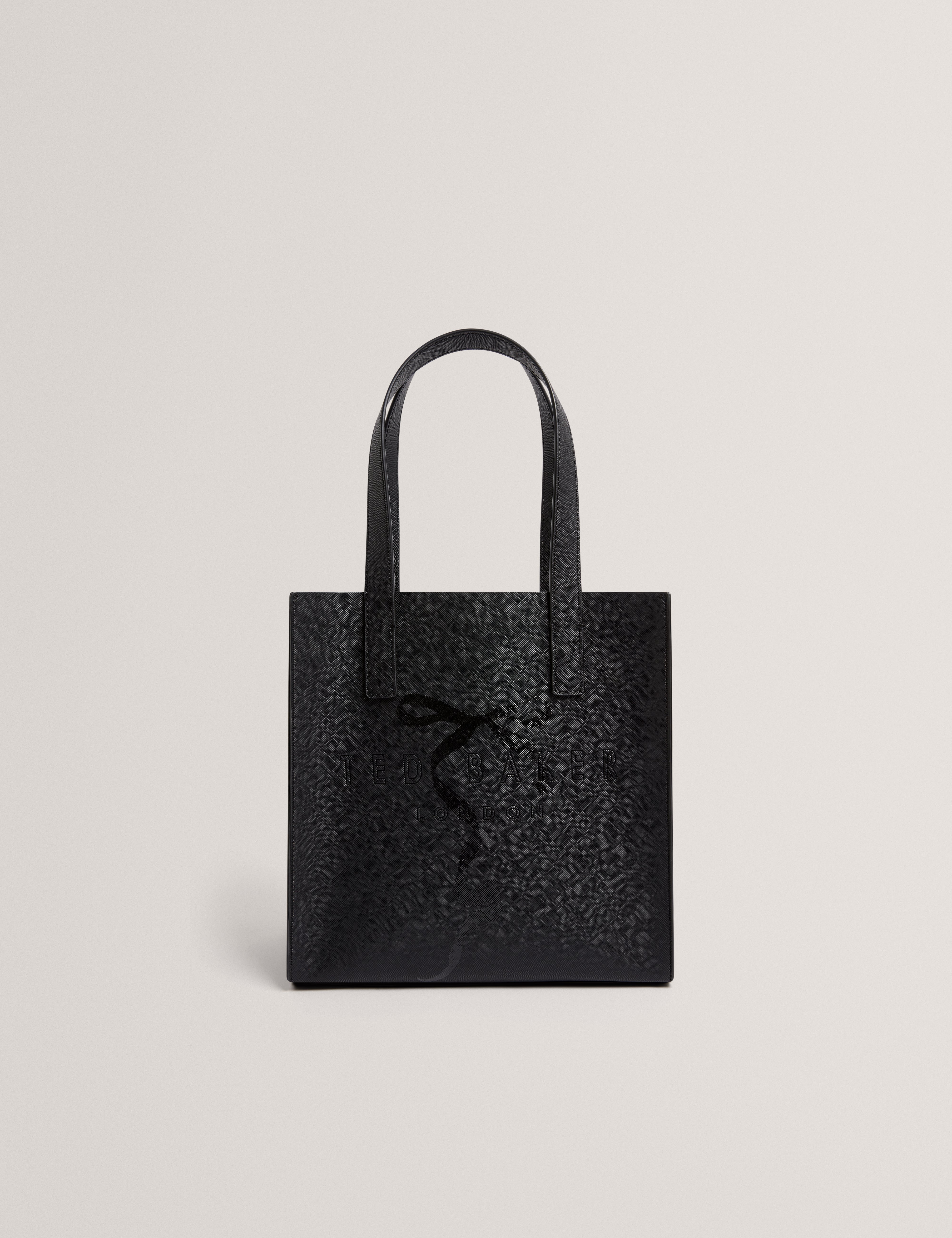 Bocon Bow Detail Small Icon Bag Black