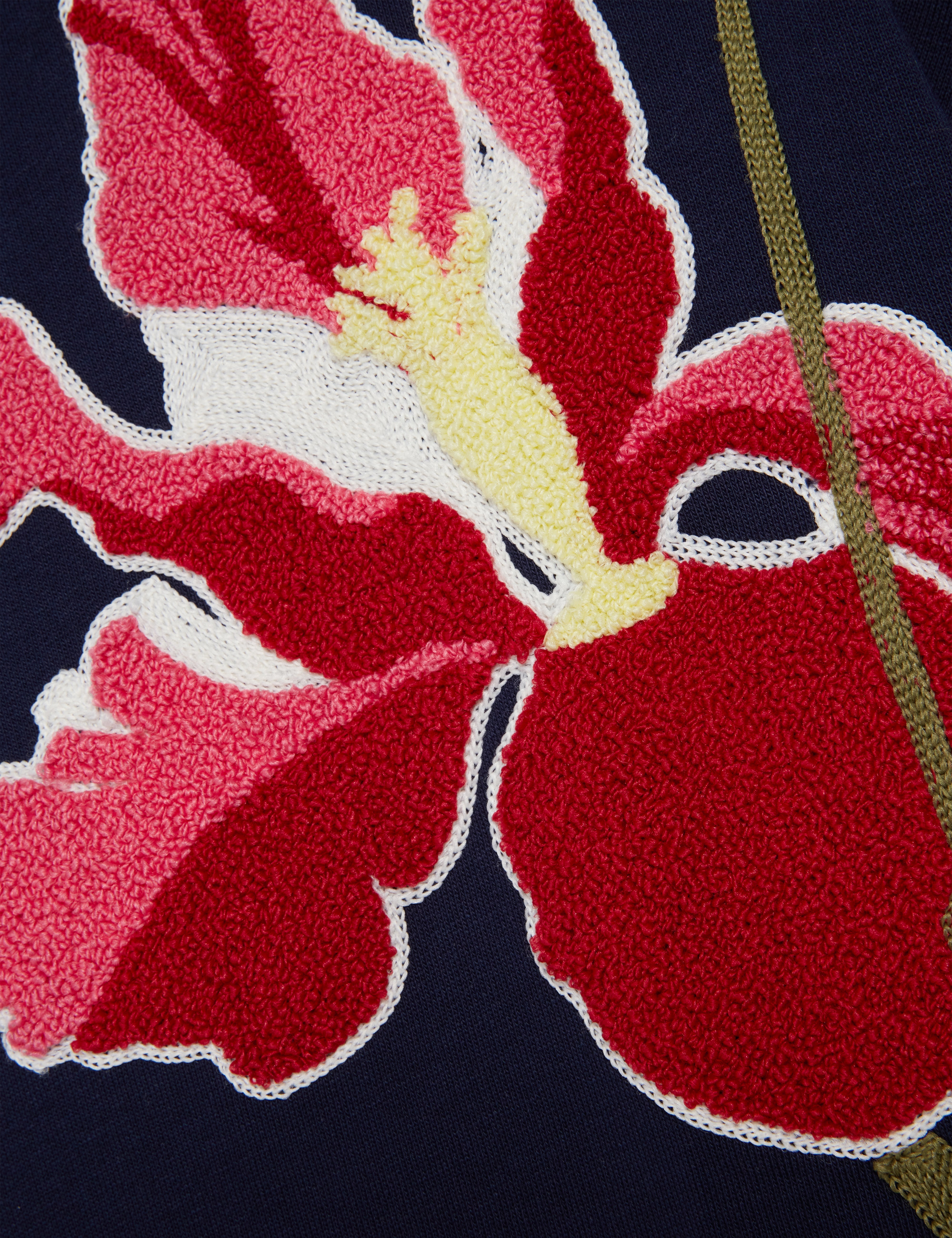 Sanderr Graphic Sweater Navy