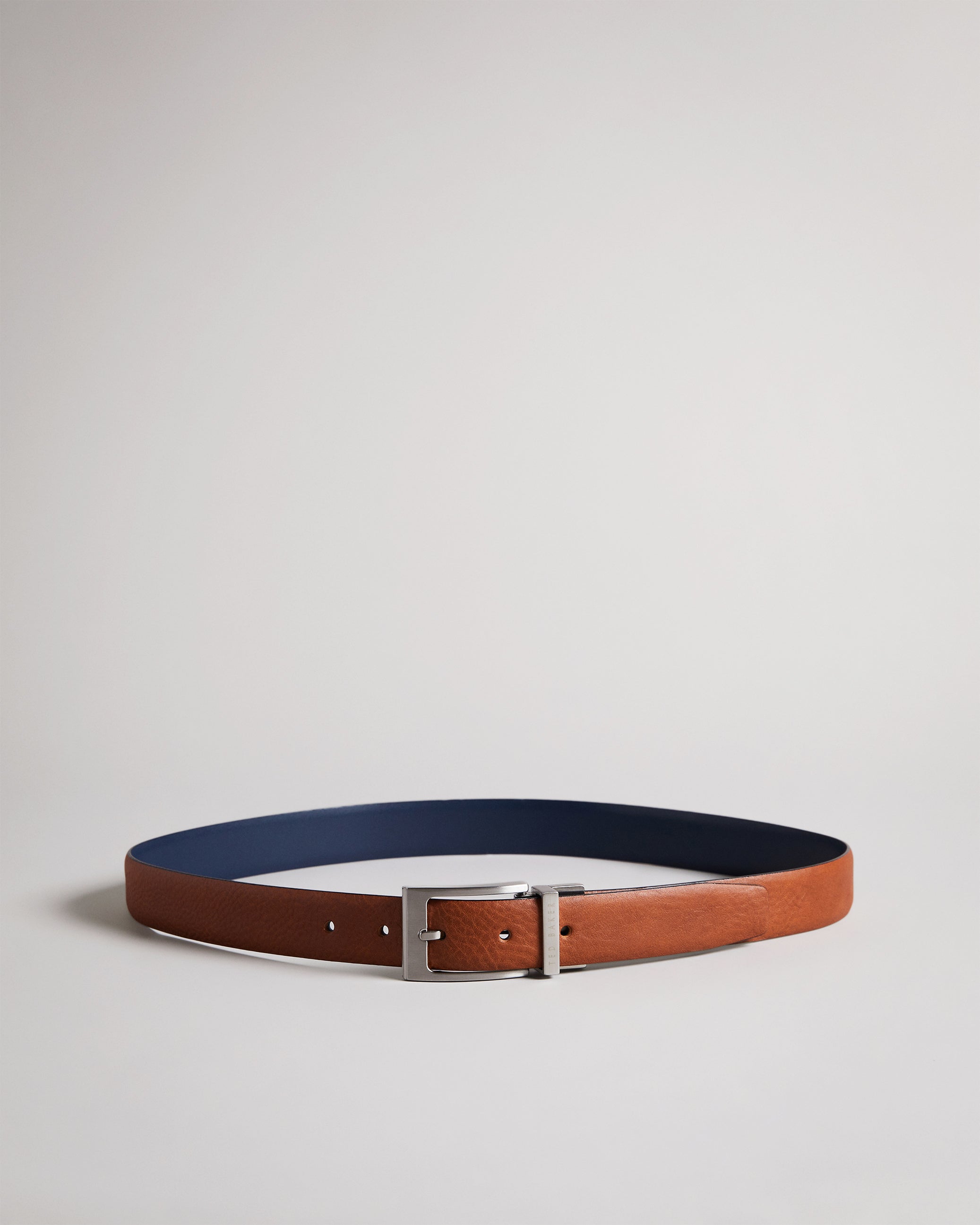 Karmer Reversible Leather Blt Tan