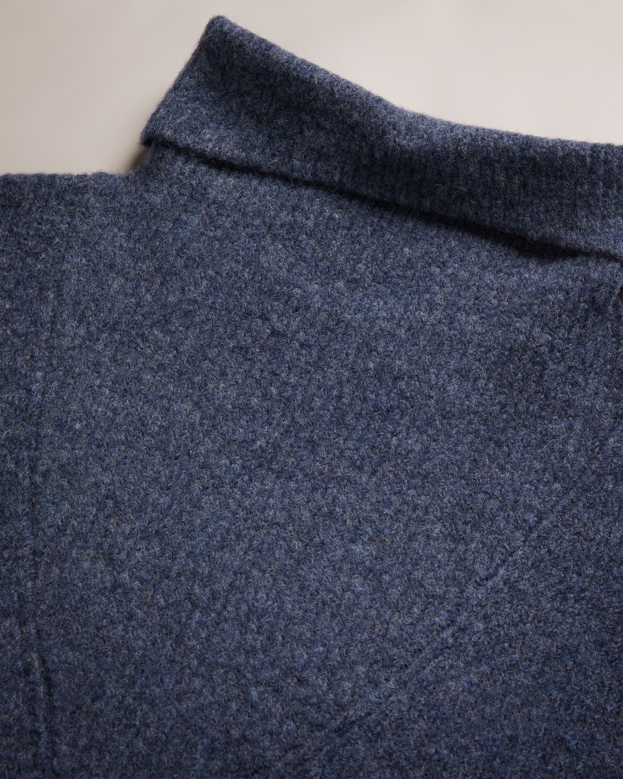 Cchloe High Neck Oversized Sweater Navy