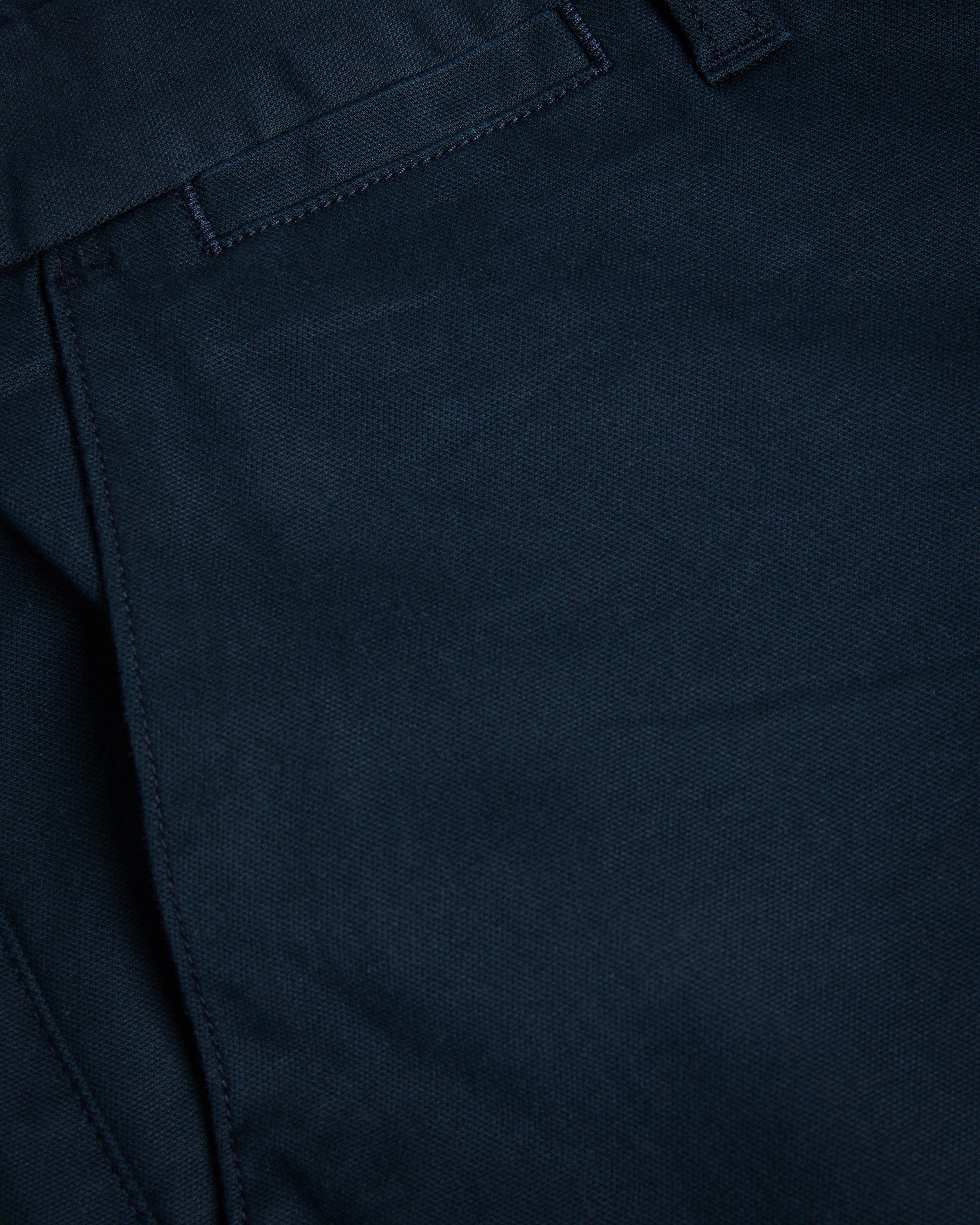 Haybrn Regular Fit Textured Chino Trouser Navy