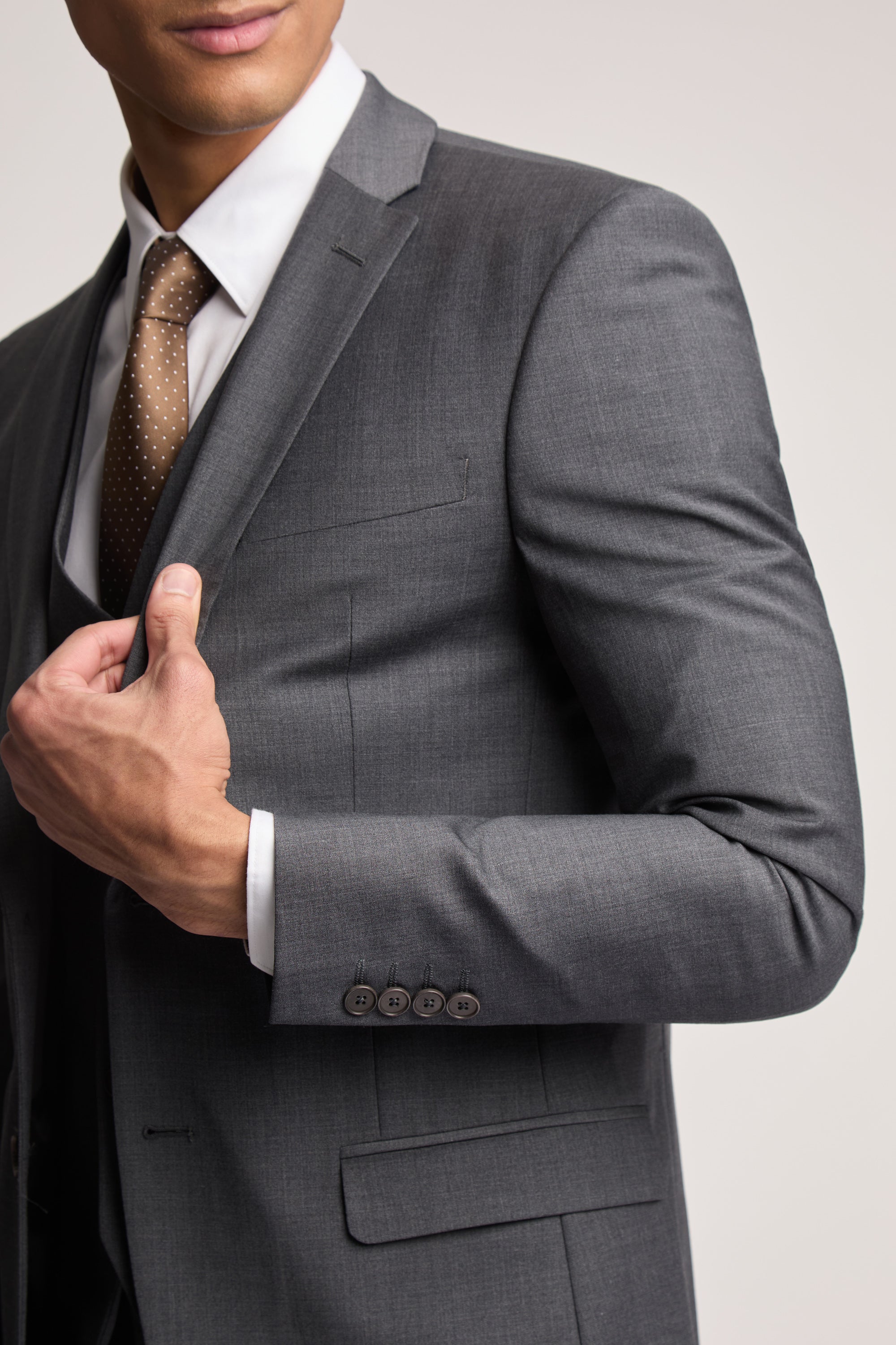 Charcoal Panama Jacket Charcoal