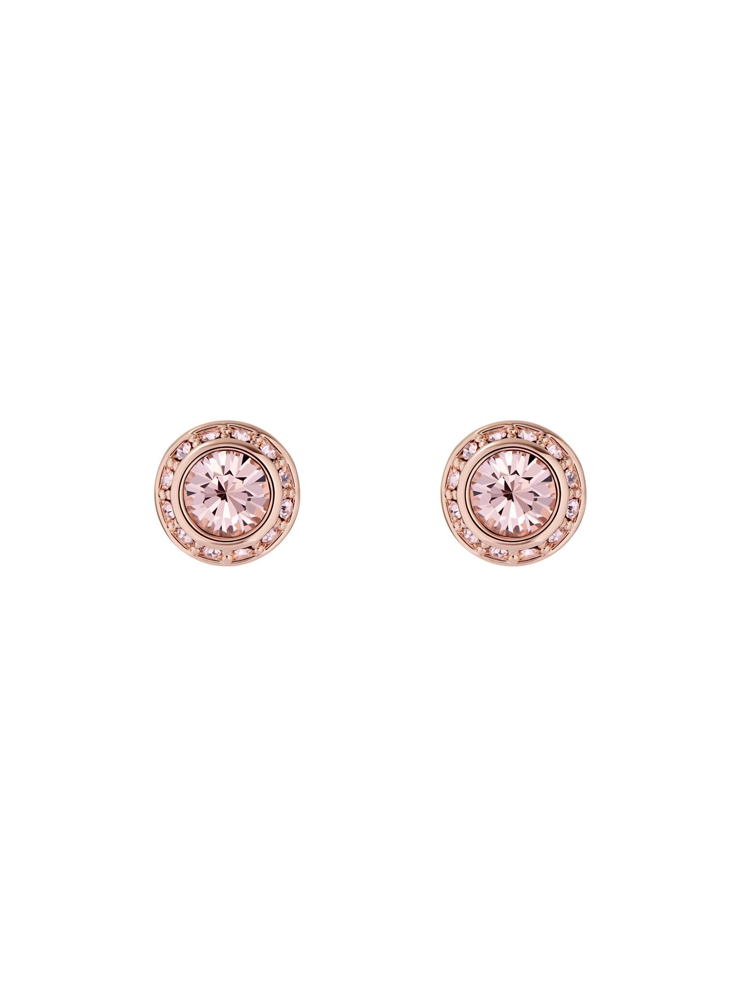 Soletia Solitaire Sparkle Crystal Stud Rosegd