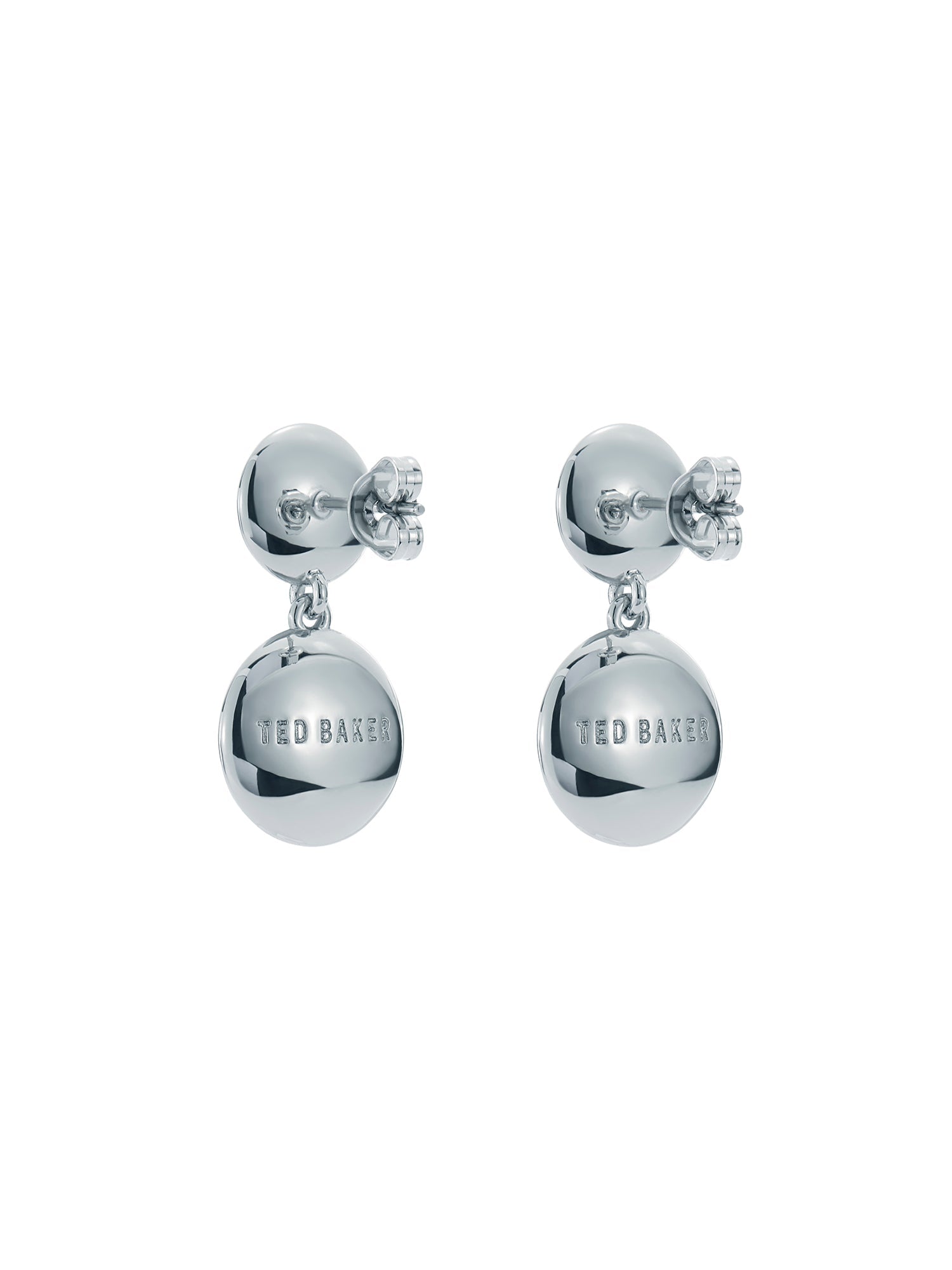 Sollia Solitaire Sparkle Crystal Drop Earrings Lt-Blue-Silver