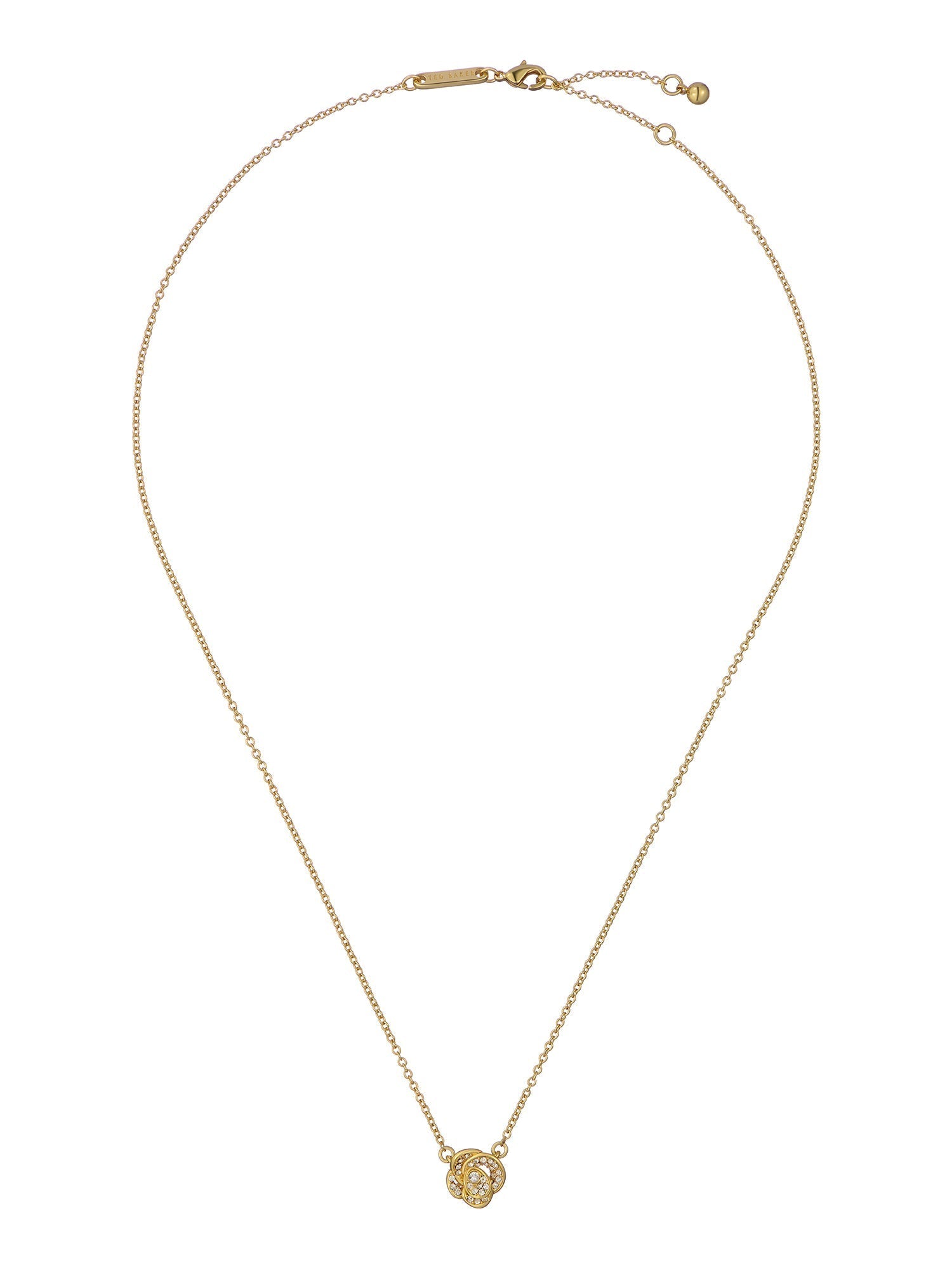 فلوريتا سلسلة بحلية لون ذهبي