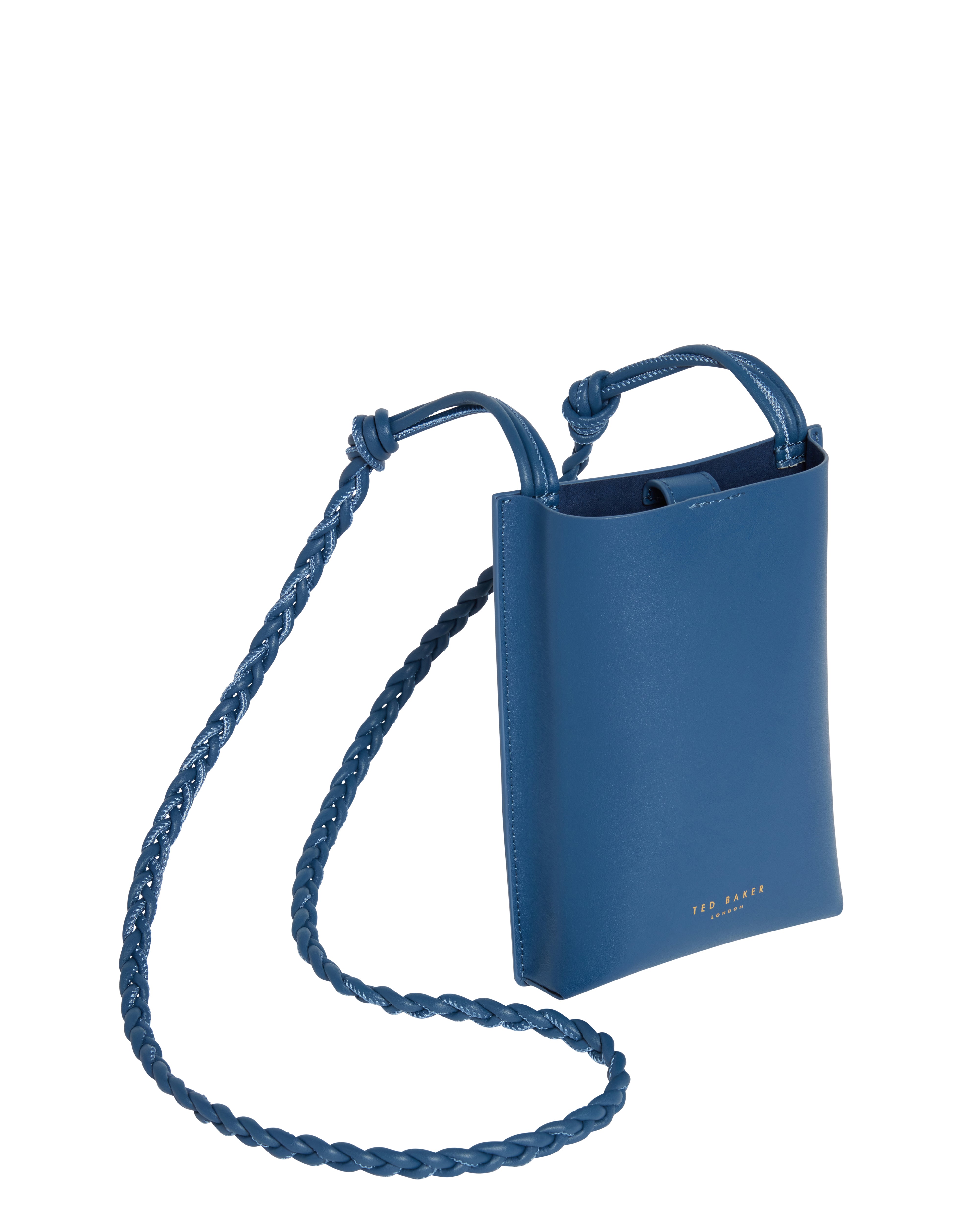 Wrylie Woven Strap Mini Crossbody Pouch Dk-Blue