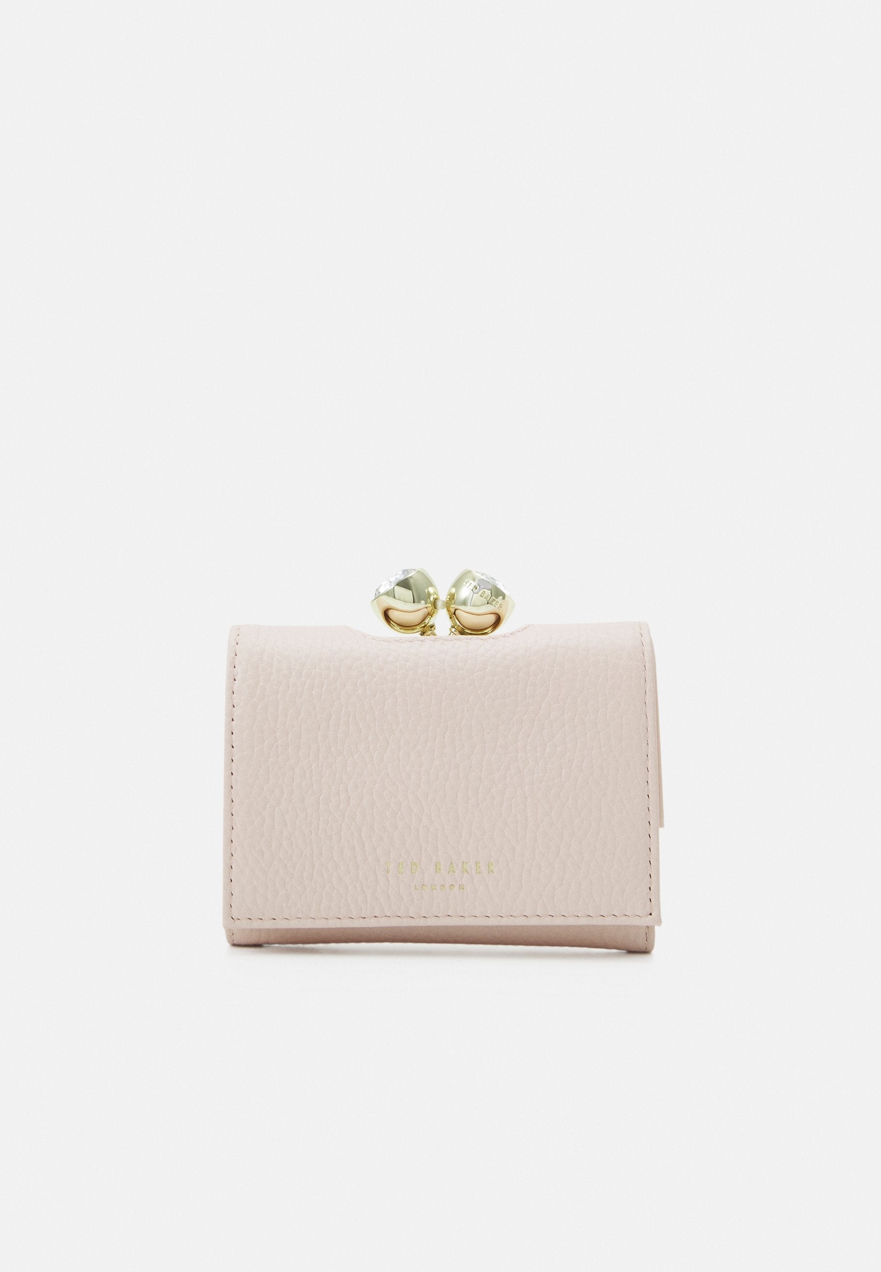 Rosiela Small Crystal Bobble Leather Purse Lt-Pink