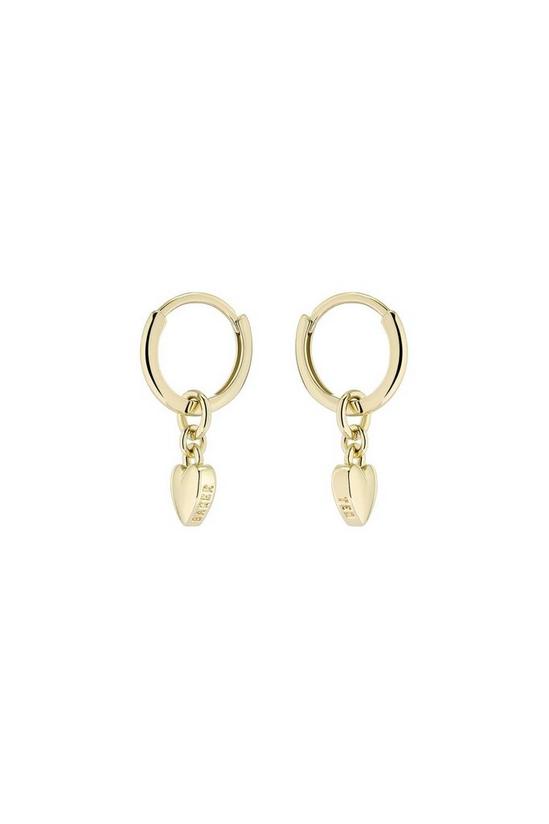 Harrye Tiny Heart Huggie Earring Gold