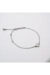 Hansa Crystal Heart Bracelet Silver