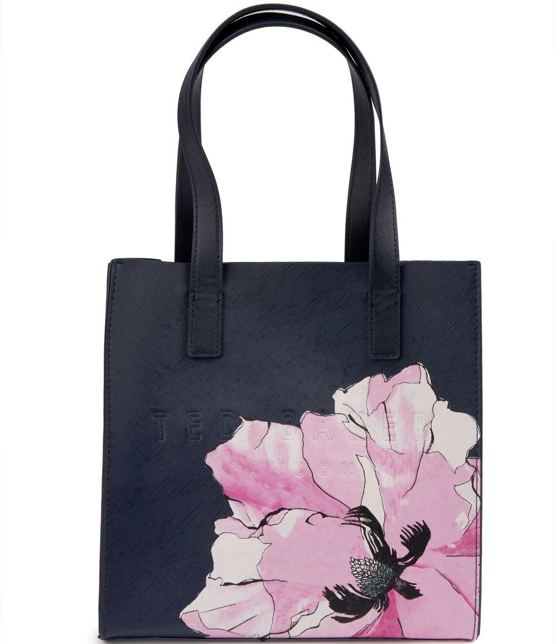 Milecon Floral Graphic Small Icon Bag Navy