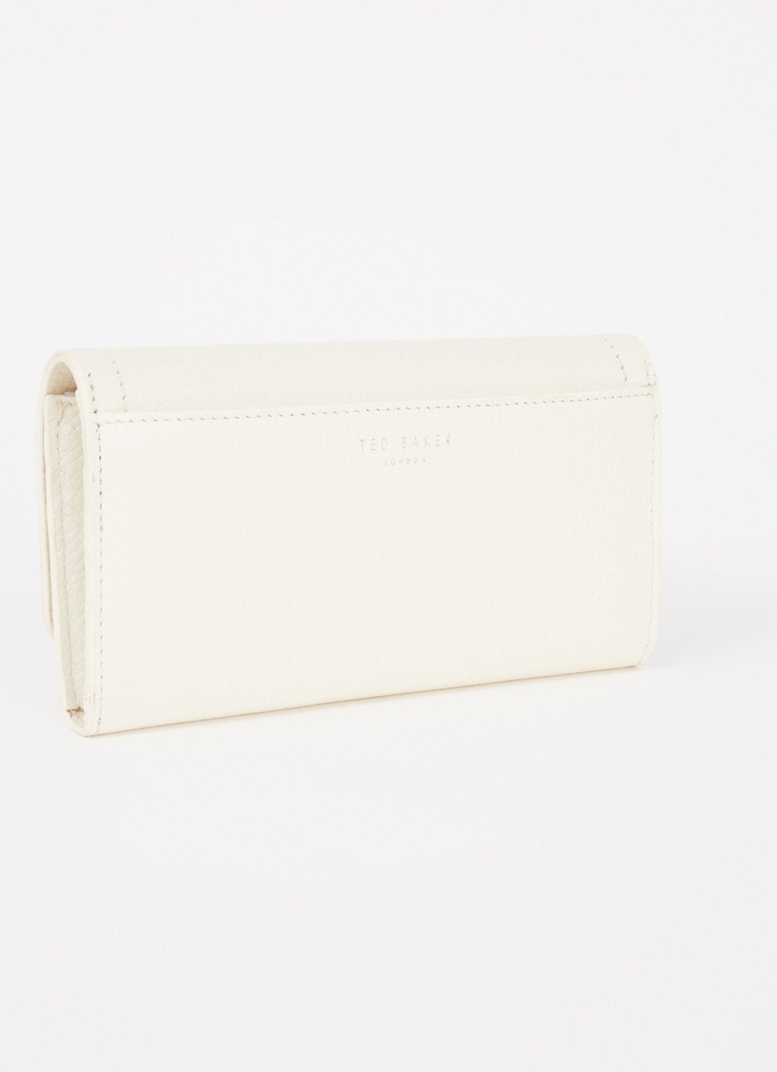Imieldi Lock Detail Fold Over Purse Ivory