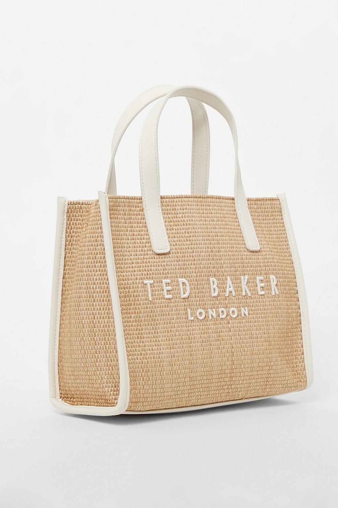 Paolina Straw Icon Bag Ecru