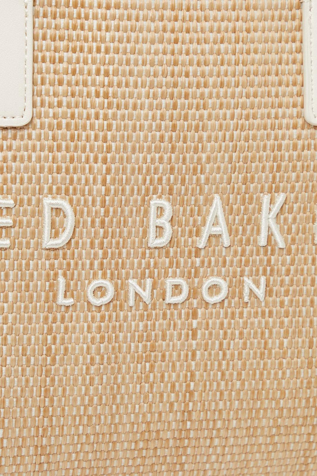 Paolina Straw Icon Bag Ecru